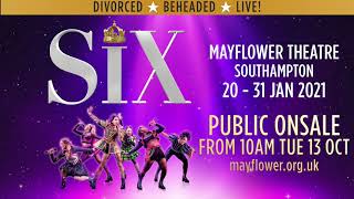 SIX touring to Mayflower Theatre Southampton in January [upl. by Daffi]