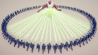 100 Death Spell Circle vs ALL UNITS in TABS Mod Totally Accurate Battle Simulator [upl. by Wolsky]