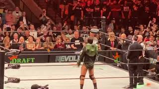 Adam Cole Bay Bay vs “Hangman” Adam Page Revolution 2022 Entrances LIVE [upl. by Mimi]