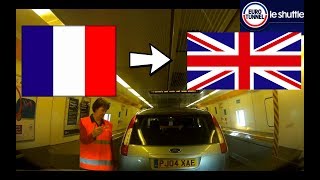 EUROTUNNEL FRANCE TO UK BY CAR  CALAIS TO FOLKESTONE EN VOITURE [upl. by Grange]