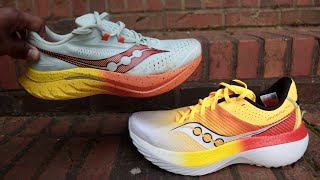 Saucony Endorphin Speed 4 vs Saucony Kinvara Pro [upl. by Abisia]