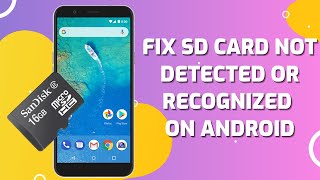 Resolved SD Card Not DetectedRecognized on Android  Troubleshooting Guide  Android Data Recovery [upl. by Jennings]