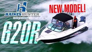 Haines Hunter 620R  Yamaha F200hp on water [upl. by Iorgos]