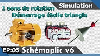 EP5  Démarrage étoile triangle 1 sens de rotation quotDarijaquot [upl. by Arerrac]