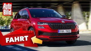 Skoda Karoq Facelift 2022  Erste Fahrt im frischen Karoq  mit Moritz Doka [upl. by Durwood]