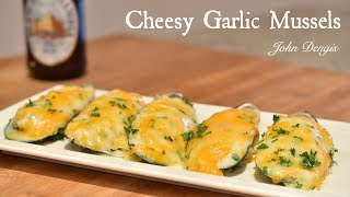 Cheesy Garlic Mussels  John Dengis [upl. by Lello186]