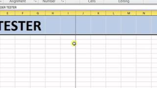 How to Create a Header in Excel to Span Across the Top of the Page  Microsoft Excel Help [upl. by Suoicserp]