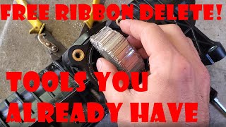 GP1800R 4 Ribbon delete without using the expensive Riva kit [upl. by Tonye]