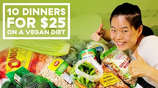 I Made 10 Vegan Dinners For Two People On A 25 Budget In NYC [upl. by Misti]