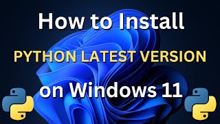 How to download and Install Latest Python in Windows 1011 step by step [upl. by Enyrehtac]