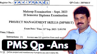 PMS make up exam 2023 Question Paper  REVIEW and Solutions [upl. by Anirtek]