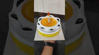 Diwali 🪔🎇 special diya cake decoration ideas viral diwalispecialcake youtubeshorts shortvideo [upl. by Diarmid]