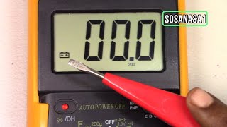 how to change the digital multimeter battery Model DT9205A [upl. by Brigitte560]