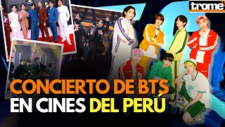 CONCIERTO DE BTS “YET TO COMEquot en cines conoce el PRECIO DE LAS ENTRADAS en Lima y provincias 😍🎤 [upl. by Akeme]