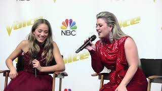 The Winner of The Voice Season 14 is Brynn Cartelli Team Kelly  The Voice Press Conference [upl. by Mialliw]