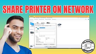 How To Share A Printer On Network in Windows 10 [upl. by Ayekahs]