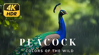 Peacock  Colorful Birds in 4K HDR  Animals World [upl. by Gonzalo]