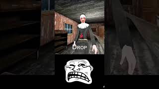 Evil nun Granny Shocked Troll Face granny troll face edit funy Short horror game gaming [upl. by Alinoel]