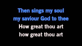 How Great Thou Art Karaoke Carrie Underwoodwmv [upl. by Eedolem368]