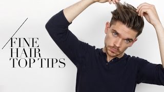 7 Tips For Guys With Fine Hair… I Swear By Them [upl. by Templia]