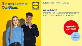 teamlidl LiveTalk Abi und dann [upl. by Atiran]