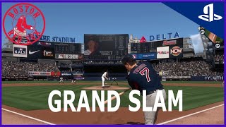 MLB The Show 24  Red Sox GRAND SLAM at Yankee Stadium [upl. by Eyt]