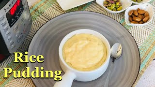 Instant Pot RICE PUDDING  20 min Recipe  aka ख़ीर Kheer  MRB [upl. by Lorianna]