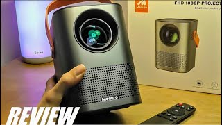 REVIEW Meauro APT01 1080P FHD Smart Mini Projector WiFi  Bluetooth  Android OS [upl. by Burkhard]