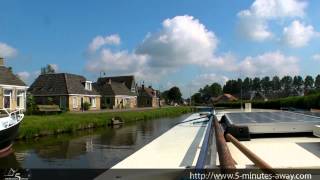 Friesland  Netherlands  HDTV Trip on a Boat [upl. by Jarin]