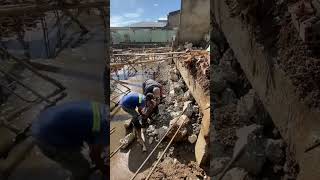 Preparatory work for cajuput pile making  LQĐ shorts construction constructiontips [upl. by Ivetts]