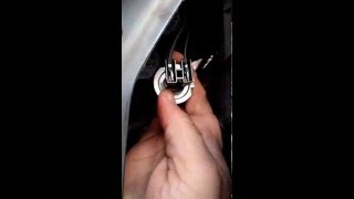 Vauxhall vectra headlight bulb replacement or removal [upl. by Durand]