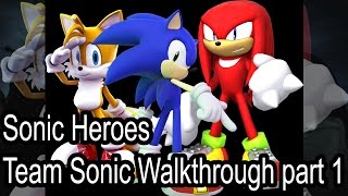 Sonic Heroes Team Sonic  part 1  1080p 60fps  No commentary [upl. by Atived529]