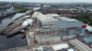 Glasgow frigate factory nears completion [upl. by Irah448]