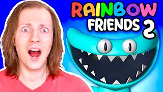 RAINBOW FRIENDS 2  LES NOUVEAUX MONSTRES COLORÉS ME FONT CRIER  Roblox Délires de Max [upl. by Estevan514]