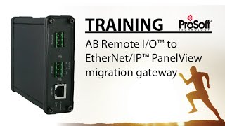 Set Up for AB Remote IO™ to EtherNetIP™ PanelView migration gateway for PLC5s [upl. by Iralav40]