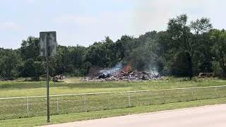 Terrell Brush Fire Response  Arrival  On scene [upl. by Mail]