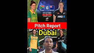 Dubai Pitch Report  NZ vs SA Womens T20 World Cup 2024 Final Match [upl. by Celka908]