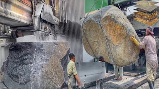 How to make Beautiful Marble from Big Stone  Lets see [upl. by Graves]