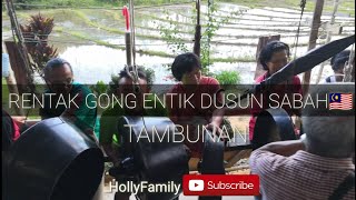 Rentak GONG Etnik Dusun [upl. by Sukcirdor463]