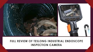 Teslong TD450S TwoWay Articulating Borescope With Light Full Review  Tutorial [upl. by Aerol]