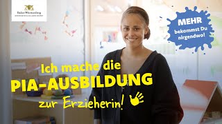 Werde Erzieher in BadenWürttemberg  Mit Tamika in zweiter Ausbildung [upl. by Ailet]