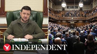 Watch again Ukraines President Zelensky addresses House of Commons [upl. by Thorfinn]