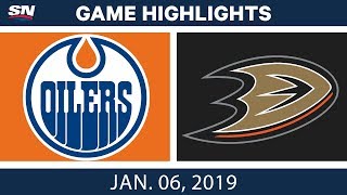 NHL Highlights  Oilers vs Ducks  Jan 6 2019 [upl. by Aneehsor]