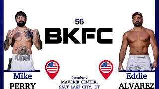 Mike PERRY vs Eddie ALVAREZ BKFC Full FIGHT [upl. by Mascia528]