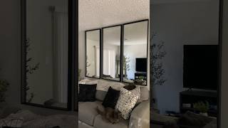 If you want your apartment to look expensive add mirrors🪞homedecor apartment ikea [upl. by Pergrim]