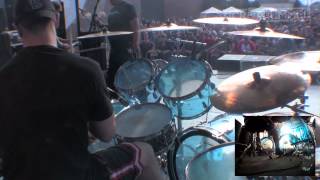 Adam Jarvis  Pig Destroyer  Valley of the Geysers drum cam [upl. by Thurston]