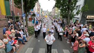 Wir beim Festzug der Jungenspiele in Würselen am 18062023 [upl. by Feil]