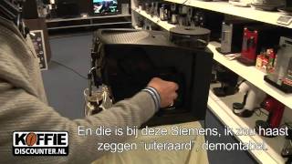 Siemens TK529NL espressoapparaat  Ideale espresso machine de Siemens TK529NL [upl. by Dumas]