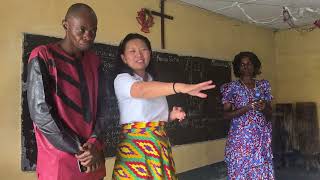 Institut des sourds et muets à Kinshasa  deaf and mute ministry [upl. by Armallas]