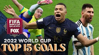 2022 FIFA World Cup TOP 15 GOALS of the Tournament  FOX Soccer [upl. by Bean570]